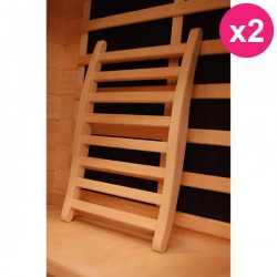 Set de 2 Carpetas Confort para saunas Francia Sauna