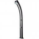 Shower solar SoSpring 30 litre Aluminium Anthracite and stainless with rinse foot