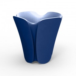 Vaso Jardinière design Pezzettina VONDOM blu 50x50xH85