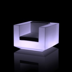 Fauteuil Lumineux Vondom Vela Blanc avec LED