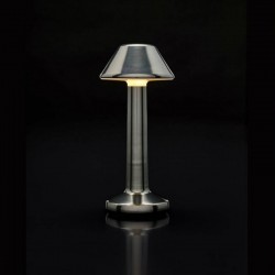 Table Light Imagilights Led Wireless Collection Moments Lava Grey Cone