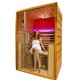 Paquete de sauna tradicional Sense de 4 asientos completo con estufa Harvia 4,5 kW - piedras y accesorios