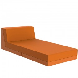 Móveis de jardim Vondon lounge Pixel módulo sofá vondom tecido Silvertex laranja