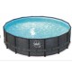 Pool Swing Elite Round Design rattan 427x107