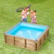Zwembad Hout voor kinderen Pistoche 2 x 2m
