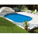 Oval Pool Ibiza Azuro 600x320 H120 mit Sandfilter