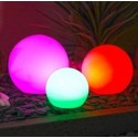 Juego de 3 lámparas de luz de bola flotante Ubbink 20 LED