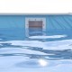 Rodada acima da piscina terrestre TOI Prestigio branco 350x132 com kit completo
