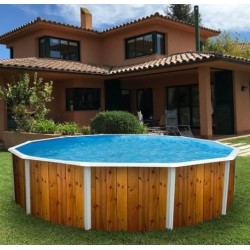 Above ground pool TOI Veta oval 550x366xH120 with complete kit