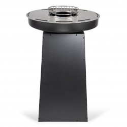 Livoo wood brazier with Plancha and Barbecue