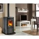 Wood stove Nordica Extraflame Ester BII 9.4kW natural stone