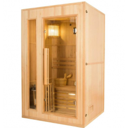 Sauna de vapor Zen 2 plazas Pack completo 3.5kW Francia Sauna