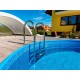 Piscine Ovale Azuro Ibiza 320x525H150 avec Filtre à sable