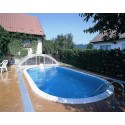Ovaal zwembad Ibiza Azuro 800x416H150 ECO
