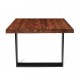 Annette Premium Wooden Dining Table 1.9x0.96m Walnut colour